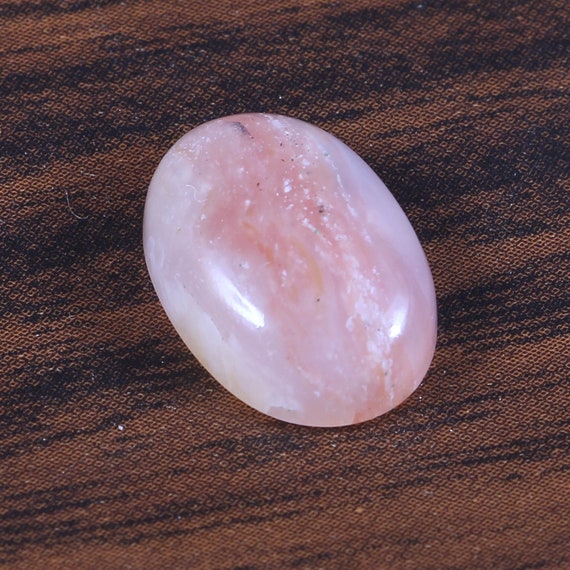 Natural Pink Opal Cabochon Opal Loose Gemstone Peruvian Pink Size 10x14 MM