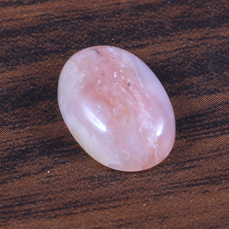 Natural Pink Opal Cabochon Opal Loose Gemstone Peruvian Pink  Size 10x14 MM