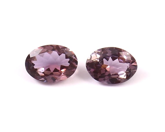 1.40 CT Unheated Purple Tanzanite Pair | Oval Cut Loose Gemstones