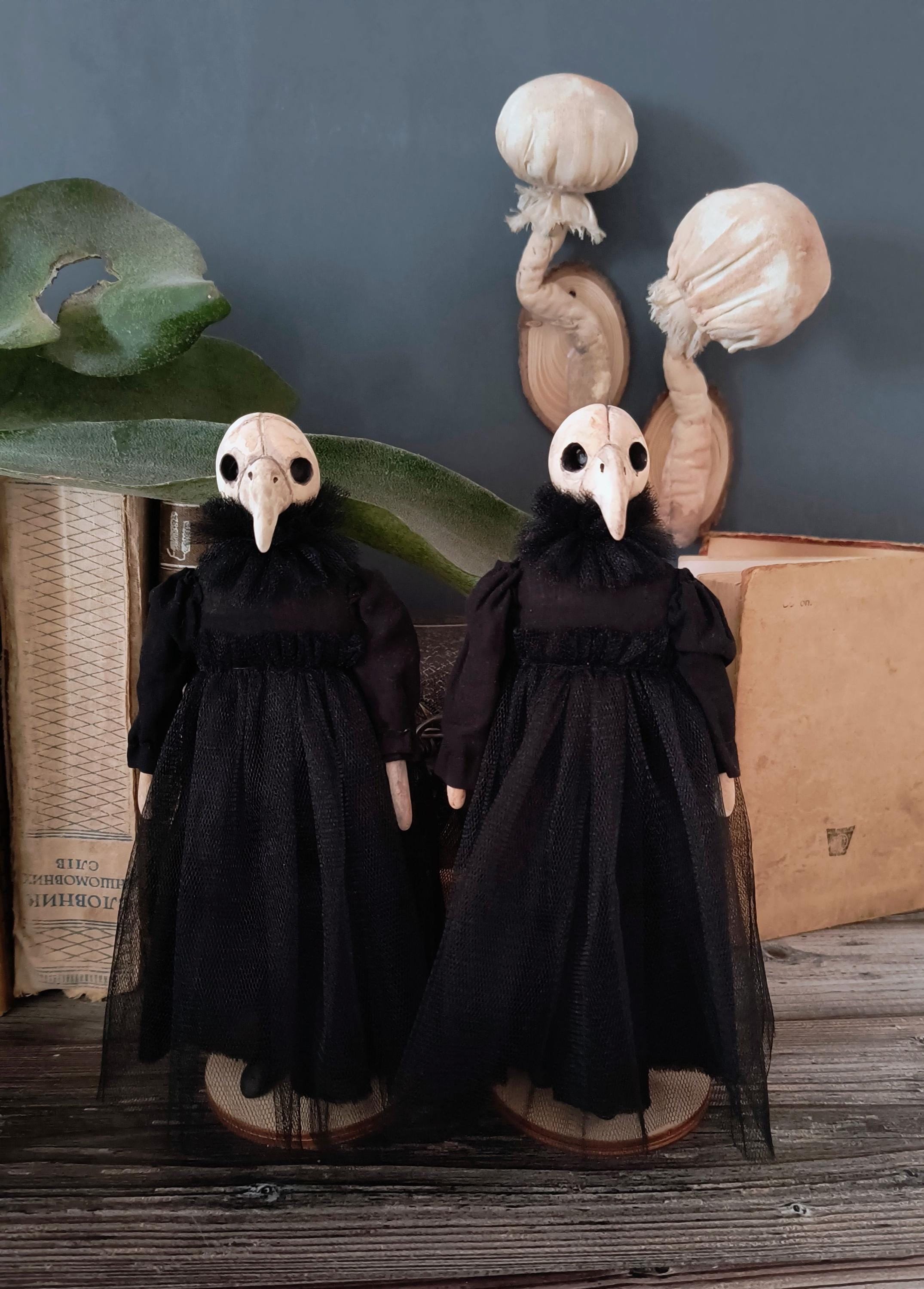 Old Crow Art Doll - Etsy