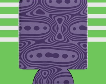 Raffreddatore per lattine di birra Trippy Design da 12 once normale o 12 once sottile, isolante, grazioso regalo