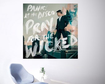 At the Disco Pray For the Wicked Poster 32x32/" Album Cover Print Silk Panic