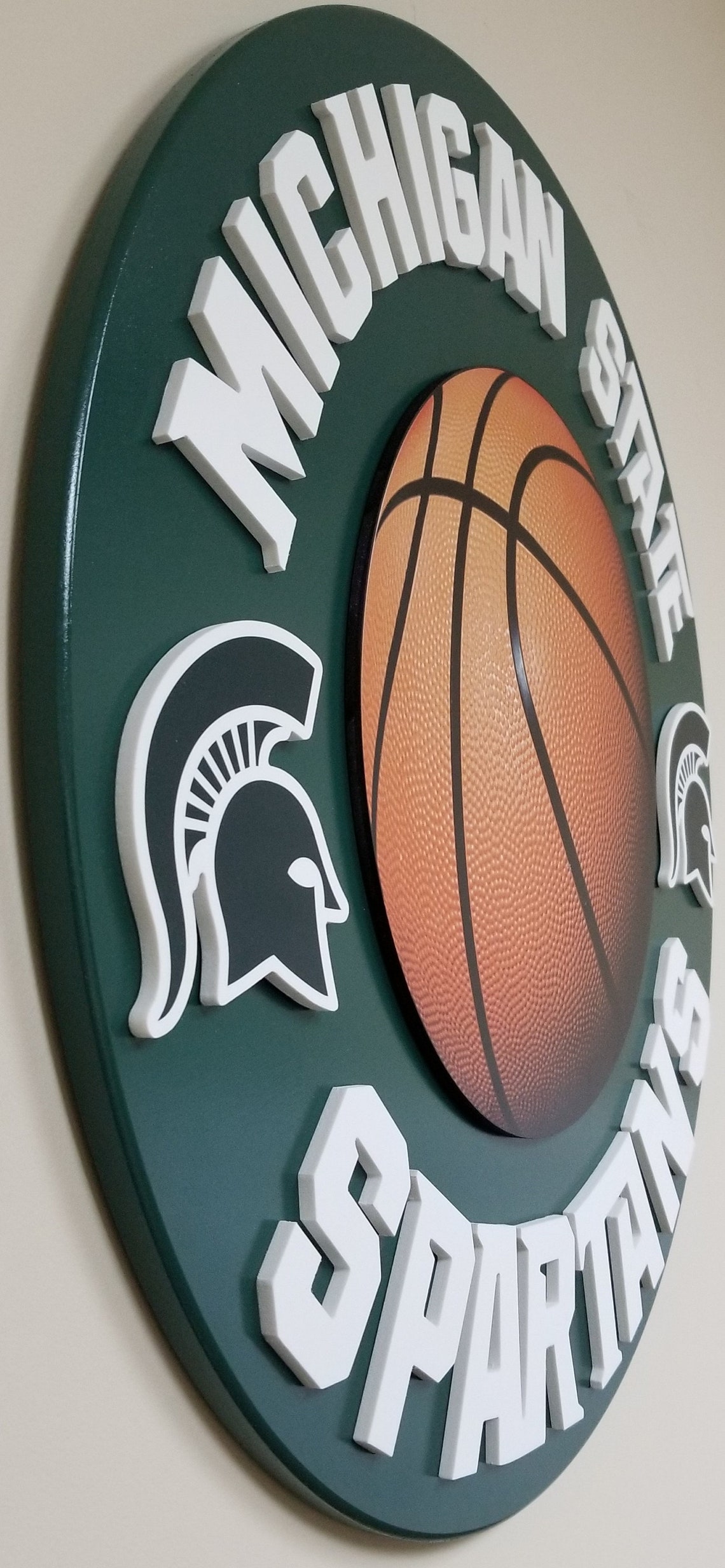 24 Michigan State University Basketball Seal Etsy