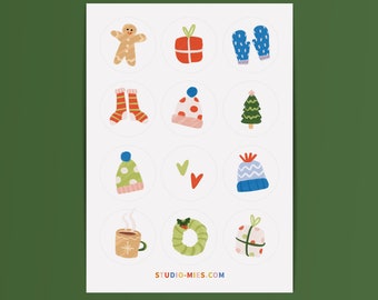 Pegatinas navideñas