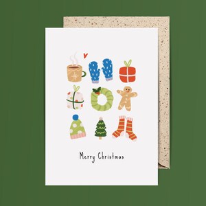 Kerstkaart kerstspulletjes | Kerst | Wenskaart | Ansichtkaart | Feestdagen