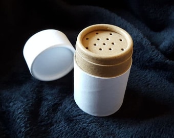 6 White Powder Shaker (60g)