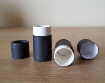 100pcs Black Paper Lip Balm Tube (7g)