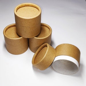 25 tarros de papel Kraft (45 g)