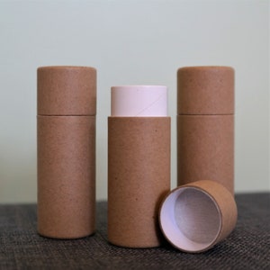 50pcs Kraft Paper Lip Balm Tube (15g)