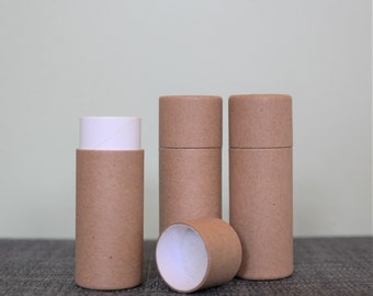 100pcs Kraft Paper Lip Balm Tube (15g)