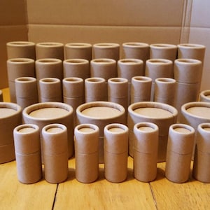 Tubos e potes Kraft Eco-Friendly Starter Pack (35 unidades)