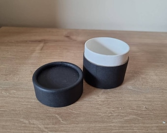 50 pcs Black Paper Jar (45g)
