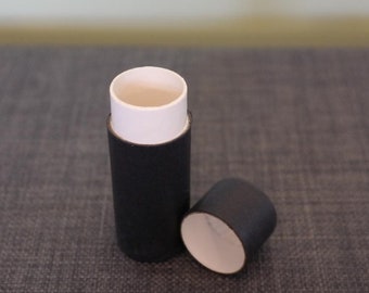 20pcs Black Paper Lip Balm Tube (15g)