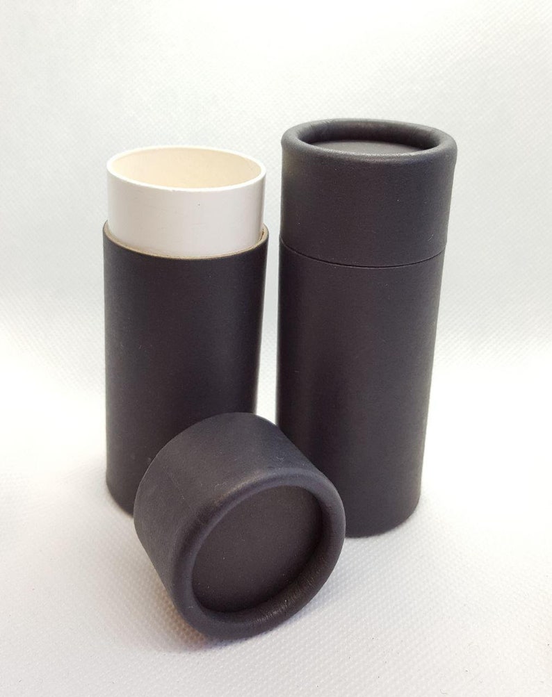 50pcs Black Kraft Paper Deodorant Tube 75g Etsy