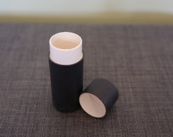 100pcs Black Kraft 40g Deodorant Tube