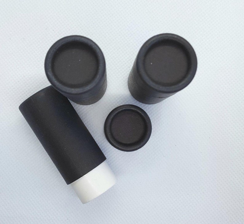 50pcs Black Paper Lip Balm Tube 15g image 4