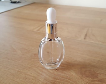 15ml Dropper Bottle with Silver Cap