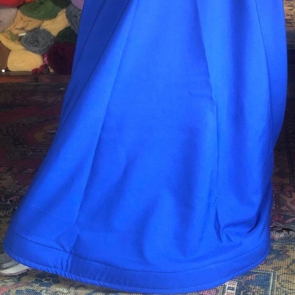 SUFI Whirling dervish Sema BLUE SKIRT Adjustable waist with  belt mevlana semazen rumi konya turkey mevlevi traditional light