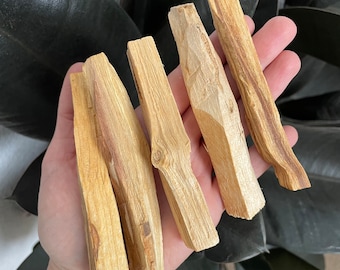 Palo Santo Sticks - Choose How Many - Premium Quality Smudge Sticks - Palo Santo Wood for Cleansing - Bulk Palo Santo - Holy Wood Incense