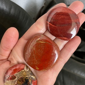 Red Jasper Pocket Stone - A grounding gem for your pocket sanctuary.