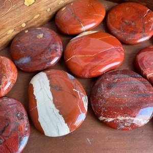 Natural Red Jasper Crystal - Channel earthy energies in meditation.