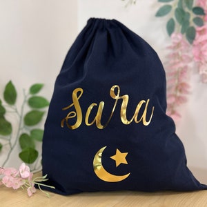 Personalisierte Eid Geschenk Säcke | Geschenktüten für Eid | Geschenktüten | Ramadan Geschenkbox Idee | Individuelles Geschenk für Kind | Personalisierte Taschen