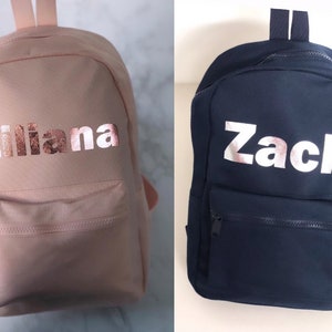 Kids Personalised Backpack | Customised children's rucksack | Back to School bag | personalize kids backpack with name | toddler backpack