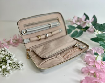 Personalised Jewellery Organizer, Jewelry Box for Her, Personalised Gift for Her, Bridesmaid Gifts, Travel Jewellery Case, Gift for Bride