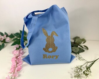 Personalised Easter Bags in every colour, Easter Basket for Kids,Easter Hunt Bags,First Easter Gift,Easter Present,Easter Gifts for Children