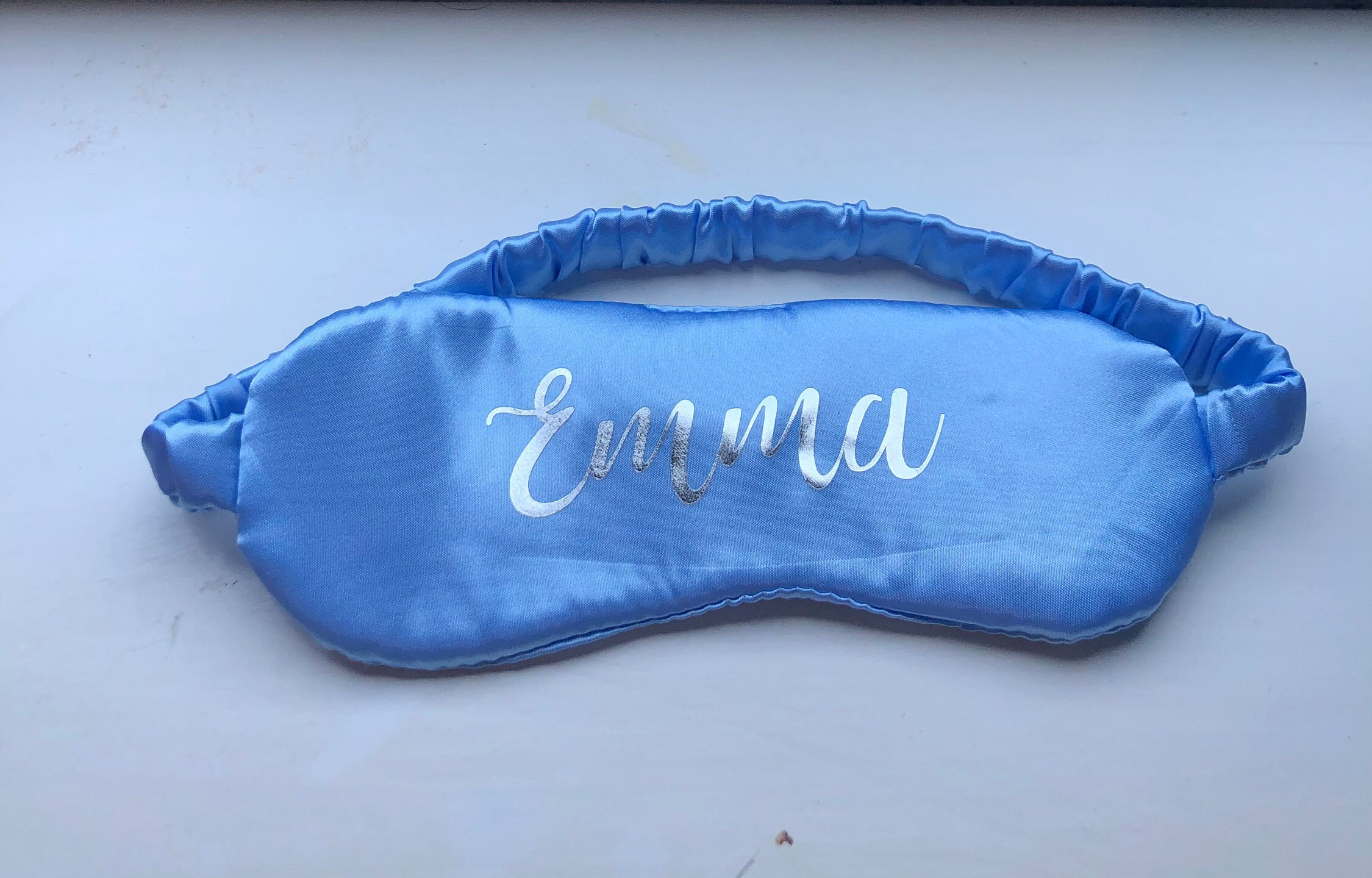 Personalised Satin Sleep Mask Personalized Eye Mask Etsy