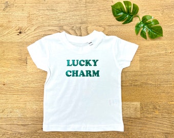 Lucky Charm St Paddys Day T Shirt, Toddler Tshirt, Baby Saint