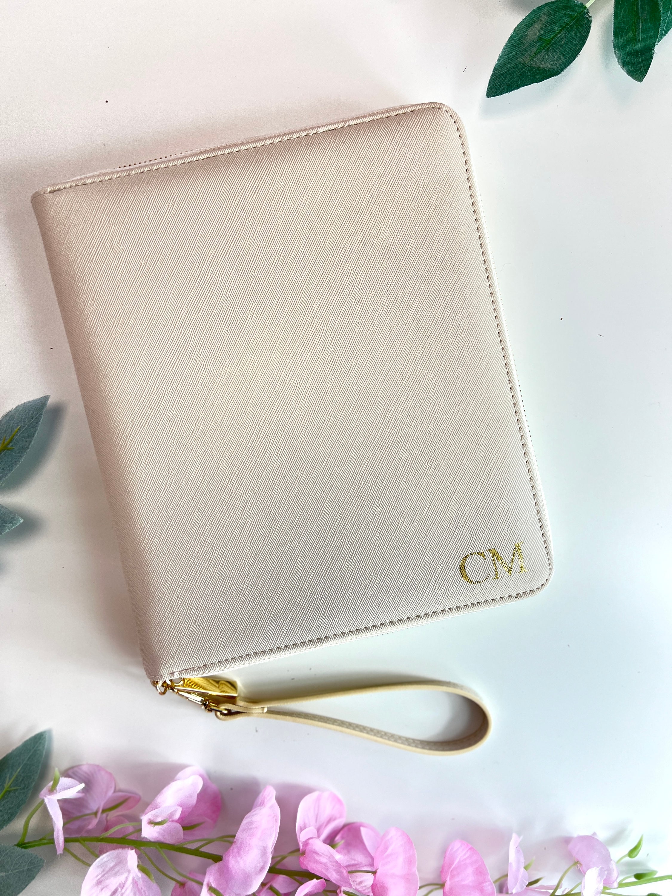 Personalised Travel Document Holder | Monogram Travel Wallet