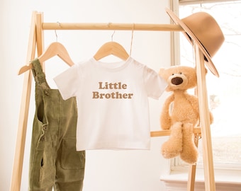 Little Brother T Shirt, Sibling Tshirt, Matching Siblings T-Shirts, big brother gift, new baby present idea, toddler baby tshirt, kids gift