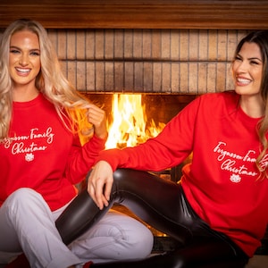 Suéteres de Natal personalizados para a família | Todos os tamanhos unissex e infantil | Suéteres de Natal personalizados | Moletom de Natal | Camisas personalizadas combinando