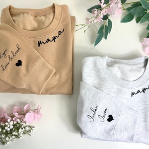 MAMA Sweatshirt | Sweater for Mother's day | Gift for Mum Sweatshirt | Mother's Day Present | Gift for Mom | Mama shirt | Personalised gift