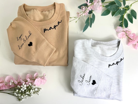 Sweat shirt MAMA Pull pour la fete des meres Cadeau pour maman sweatshirt Cadeau pour la fete des meres Cadeau pour maman Chemise maman Cadeau personnalise Etsy France