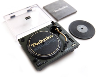 Miniatuurreplica Technics 1200 Direct Drive draaitafel, schaal 1:12