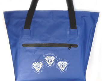 PPU Weatherproof Elementals DJ Record Bag Tote - Sky Blue