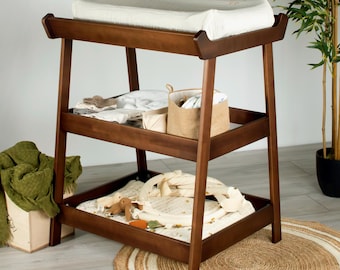Handcrafted Baby Changing Table Nursery furniture organizer