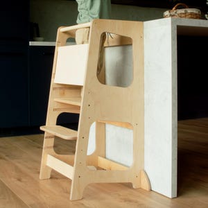 WECO® kitchen tower kids learning step stool montessori furniture tower extra safety