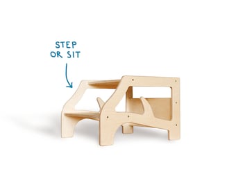 Step stool kids kitchen step stool toddler bathroom stepstool helper two step