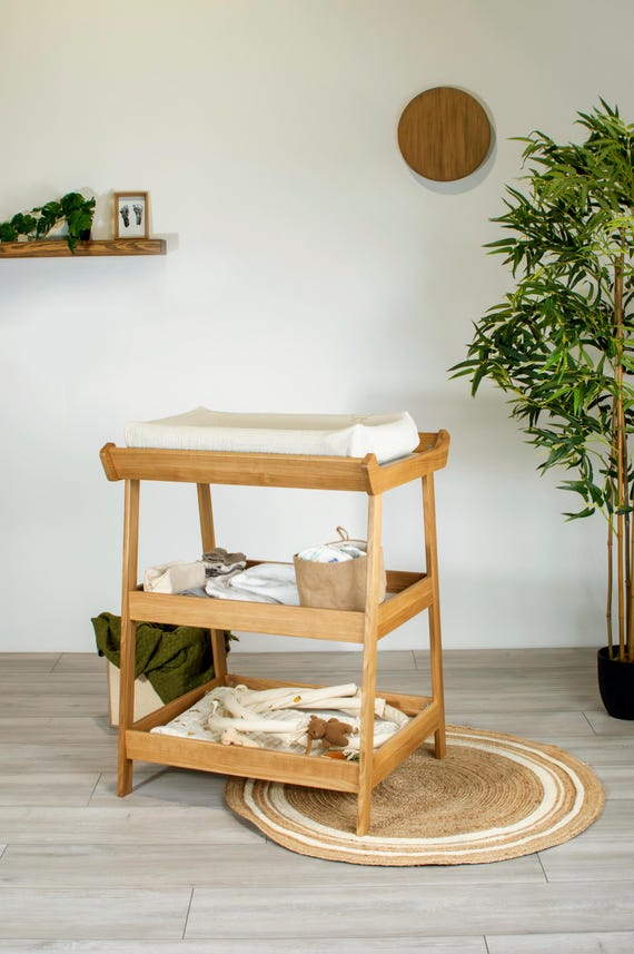 Handcrafted Baby Changing Table Nursery furniture organizer