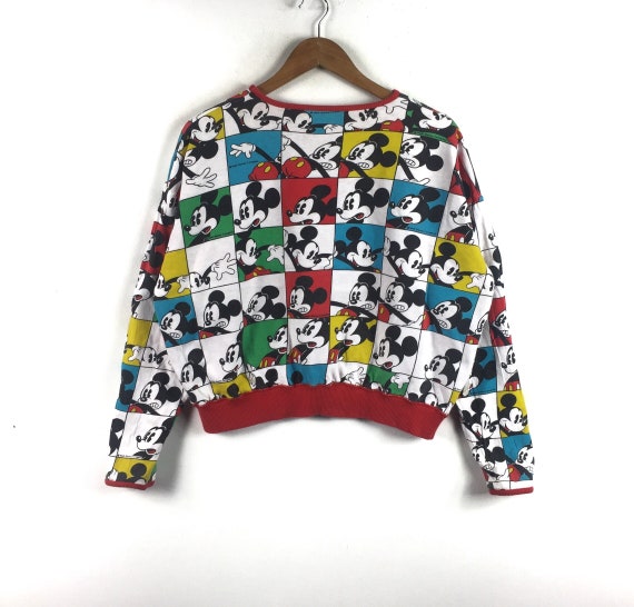 MICKEY MOUSE Walt Disney Reversible Sweatshirt Mic