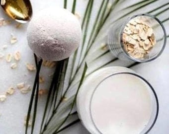 Oatmeal + Honey Milk Bath Bomb