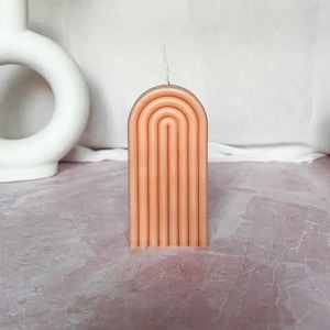 Peach Arch Pillar Candle
