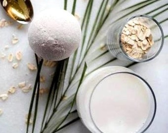Oatmeal + Honey Milk Bath Bomb