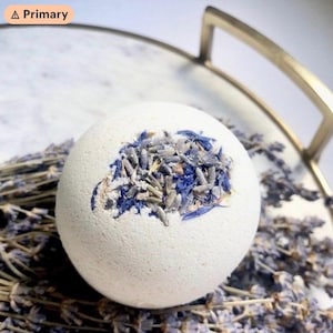 Bomba de baño de lavanda