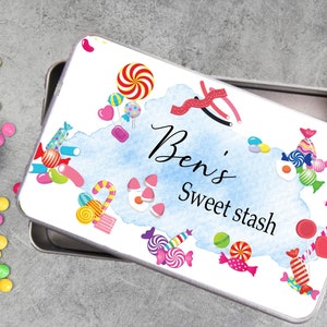 Personalised sweet Tin, sweeties, treat, girlfriend, Valentines, gift for her, him, Mother's Day, Father's Day, Mum, Dad