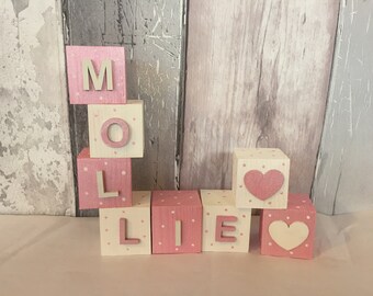 personalized name blocks for babies