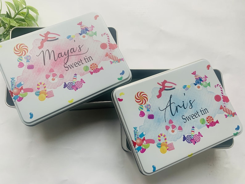 Personalised sweet Tin, sweeties, treat, girlfriend, Valentines, gift for her, him, Mother's Day, Father's Day, Mum, Dad image 6